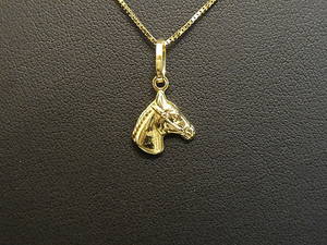 HORSE NECKLACE 18k gold.