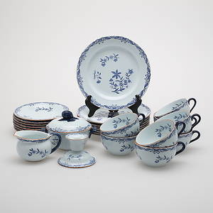 SERVISDELAR, 26 st, Ostindia, Rörstrand.