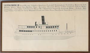 AFFISCH, inramad, Gustavsberg III, Stockholm 1966.