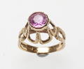 RING med sten, guld, 18 K.