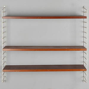 STRINGHYLLOR, 2 st, trämetall, 195060-tal.