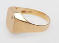 KLACKRING, 18k guld, vikt ca 5,4 gr.