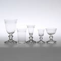GLASSERVISDELAR, 35 delar, 181900-tal.