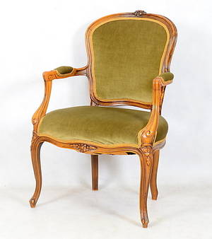 KARMSTOL, rokokostil, 1900-tal.