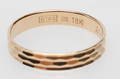 RING, 18k guld, vikt ca 2 gr.