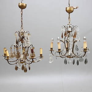 LJUSKRONOR, 2 st, 1900-tal.