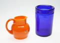 KONSTGLAS, 2 delar, Erik Höglund, Boda.