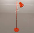 GOLVLAMPA, metall  1960-tal.