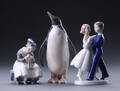 Royal Copenhagen  Bing  Grøndahl. Tre figurer af porcelæn, 1. sort. 3