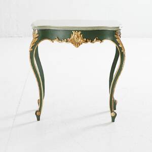 Bord med stenskiva i rokokostil