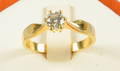 DIAMANTRING, 14K, 0,50ct.
