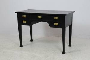 SKRIVBORD, svartmålad ek, jugend, 1900-talets början