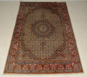 Persisk Moud tæppe, 295x202 cm.