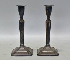 1 par ljusstakar, silver, 1900-tal