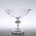 SKÅL PÅ FOT, glas, 1900-talets början.
