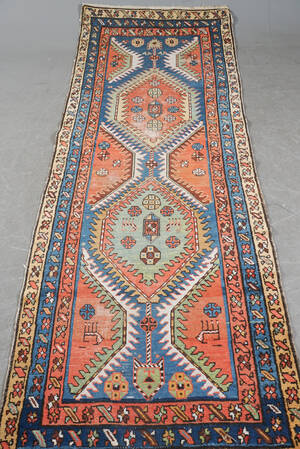 Handknuten orientmatta, 265 x 99 cm