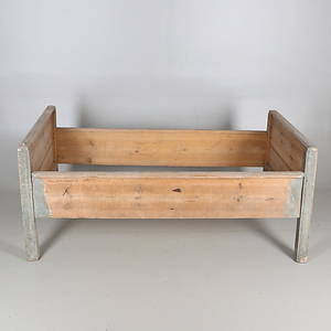 SÄNG, trä, allmoge, 171800-tal.