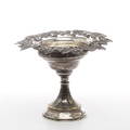 SKÅL PÅ FOT, silver, mästarstämpel K.W, Österrike-Ungern, 18001900-tal.
