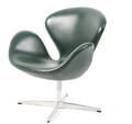 Arne Jacobsen. Svanen lænestol, model 3320. Red label Denne vare er sat til omsalg under nyt varenummer 4756242