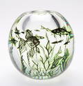 KONSTGLAS, Fiskgraal, Edward Hald, Orrefors, signerad.