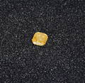 DIAMANT, gul, vikt, 0,43 ct.