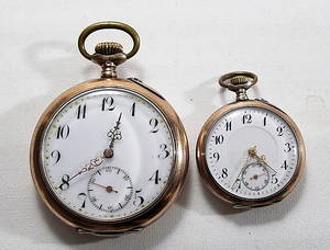 FICKUR, 2 st. silver, Remontoir.