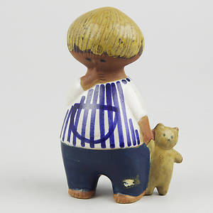 FIGURIN, keramik, Malin, Lisa Larson.