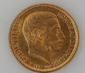 MYNT, guld, 10 kroner, Christian X, Danmark, 1917, 4,4 gram.
