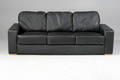 3-pers. sofa sofa, sort læder