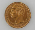 MYNT, guld, 10 kroner, Fredrik VIII, Danmark, 1909, 4,5 gram.
