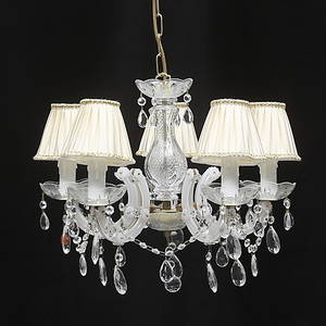 TAKLAMPA, 1900-tal, höjd exklusive kedja ca. 37 cm.