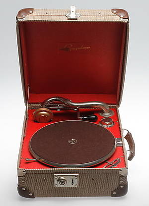 RESEGRAMMOFON, 1900-talets första hälft.