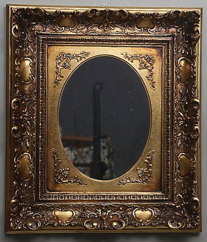 SPEGEL, förgylld, 1900-talets andra hälft.