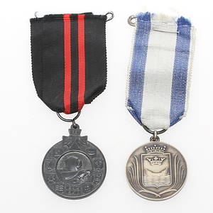 MINNESMEDALJER, 2 st, Finland.