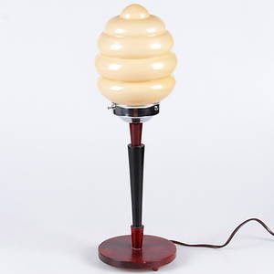 BORDSLAMPA, art deco, 1900-talets första hälft.