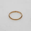 RING, 18k guld, vikt ca 2,6 gr.