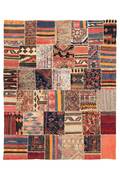Persisk kelim Patchwork, 268 x 216 cm.