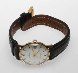 HERRARMBANDSUR, 14k guld, Cerrtina, Certidate, 1960-tal.