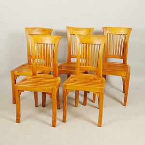 TRÄDGÅRDSSTOLAR, teak.