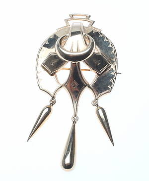 BROSCH, guld, 18 K, vikt 5,6 gram.