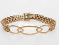 ARMBAND X-LÄNK, 18k guld, vikt 16,2 gr.