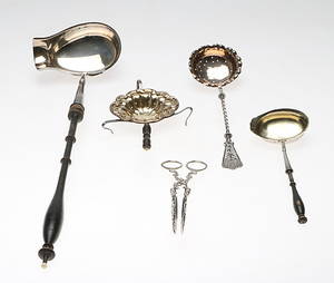 SAMLING Silver, Nysilver, 5 delar.