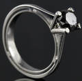 Solitaire ring ca. 1.58 ct.