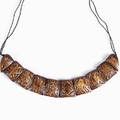 HALSBAND, orientaliskt, benarbete, 1900-tal.