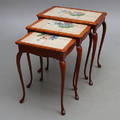SATSBORD, 3 delar,  rokokostil, 1900-tal.