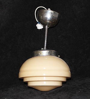 TAKLAMPA, glas, 1930-tal.