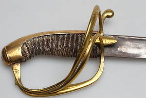 SABEL, för kavalleriet, 1800-tal.