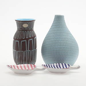 DIVERSE KERAMIK, 4 delar, Sverige, 1900-tal.