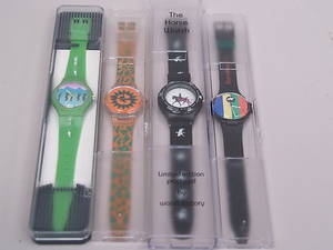 KLOCKOR, 4 st, div märken och modeller.