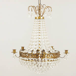 LJUSKRONA, gustaviansk stil, sent 1900-tal.